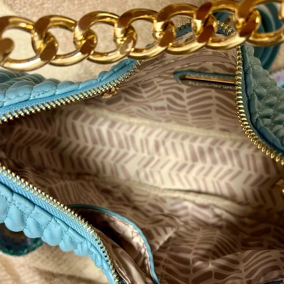Madison West blue quilted bag. - Picture 6 of 6